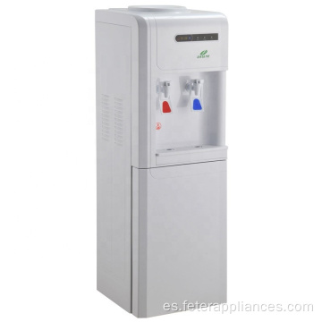 Dispensador de agua embotellada fría y caliente color blanco sin mueble